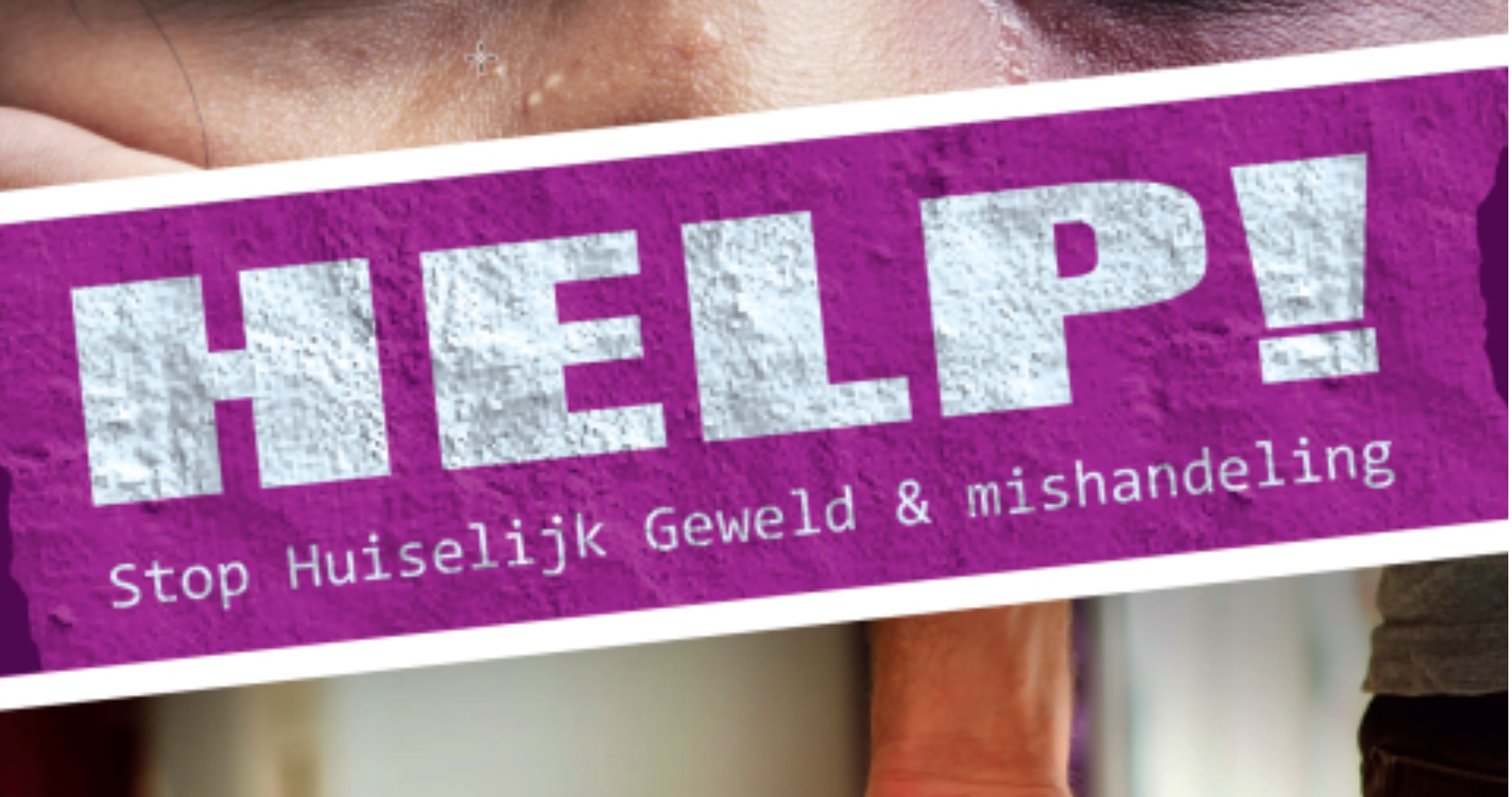 Let op: folder ‘Stop Huiselijk Geweld’ niet van ons