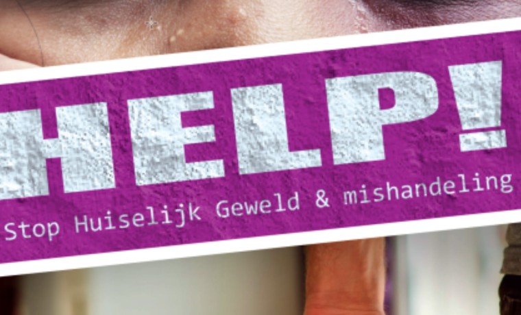 Let op: folder ‘Stop Huiselijk Geweld’ niet van ons